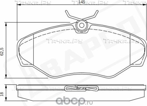 Колодки тормозные дисковые пер. RENAULT AVANTIME (DE0_) 01-03 ESPACE (Bapco). Артикул BP0235