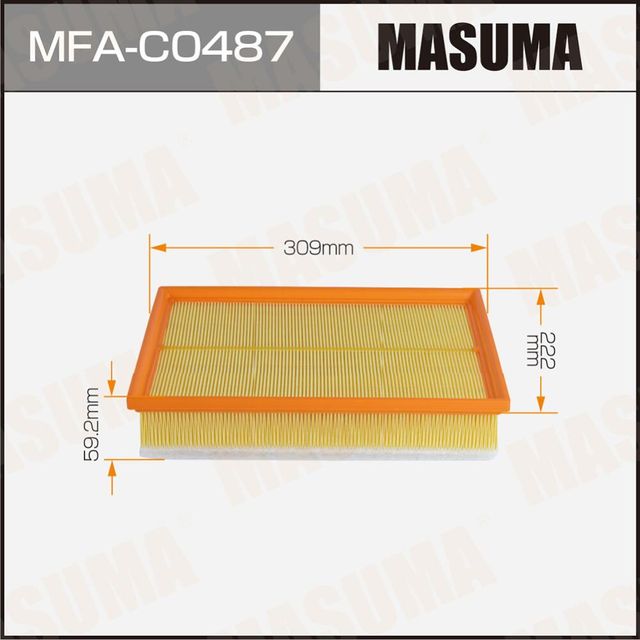 Воздушный фильтр A0898 MASUMA TANK T300 (1/20). Артикул MFAC0487