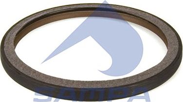 Сальник коленвала Sampa (АСМ (полиакриловый каучук)) внутренний для DAF XF 95 2002-2006. Артикул 050.404