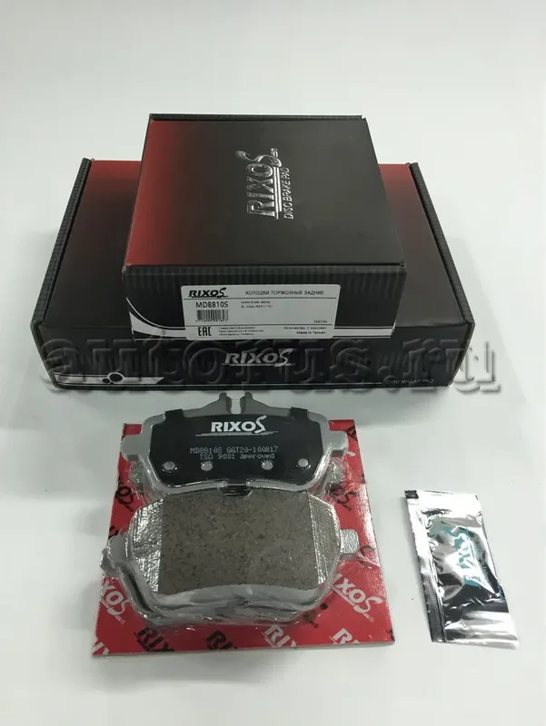 Колодки тормозные дисковые, комплект (Rixos). Артикул MD8810S