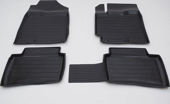 Коврики резиновые Avtodriver для салона Hyundai Solaris II 2017-2026. Артикул ADRAVG281