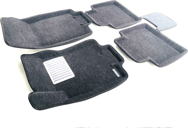 Коврики текстильные Euromat 3D Lux для салона Nissan X-Trail T32 2015-2026 Темно-серые. Артикул EM3D-003724G