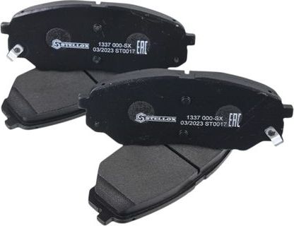 Тормозные колодки Stellox передние для Kia Sorento III Prime 2015-2026. Артикул 1337 000-SX
