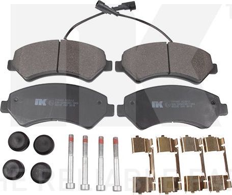 Тормозные колодки NK передние для Fiat Ducato III 2006-2026. Артикул 229995
