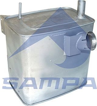 Глушитель (задняя часть) Sampa для Mercedes-Benz Econic I 2000-2026. Артикул 010.453