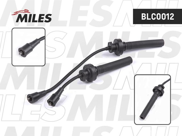 Высоковольтные провода (провода зажигания) (комплект) Miles. Артикул BLC0012