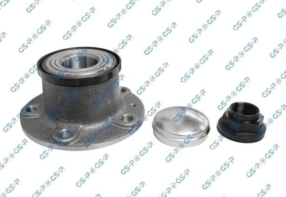 Ступица колеса с интегрированным подшипником GSP задняя правая/левая для Citroen Jumper II 2006-2026. Артикул 9242007K