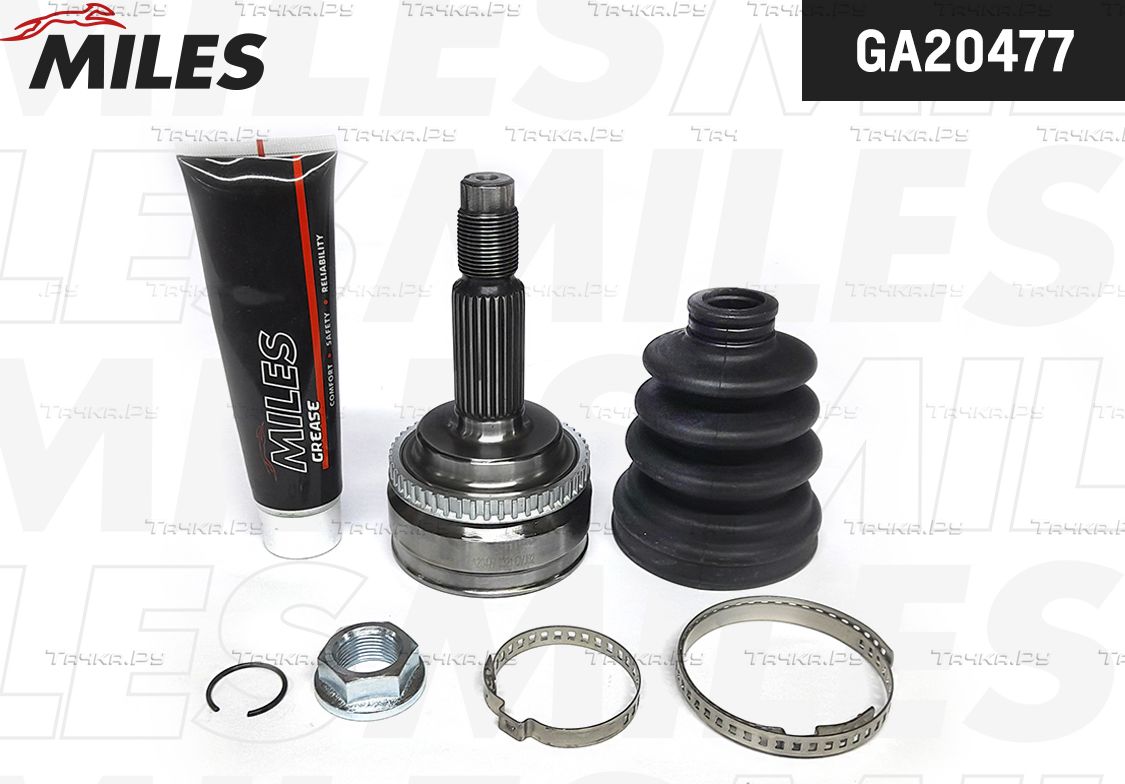 Шрус наружный (граната) Miles для Toyota Corolla E120, E130 2001-2007. Артикул GA20477