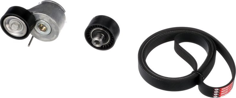 Приводной ремень поликлиновой с роликами (комплект) Gates Micro-V® Kit. Артикул K036PK1708