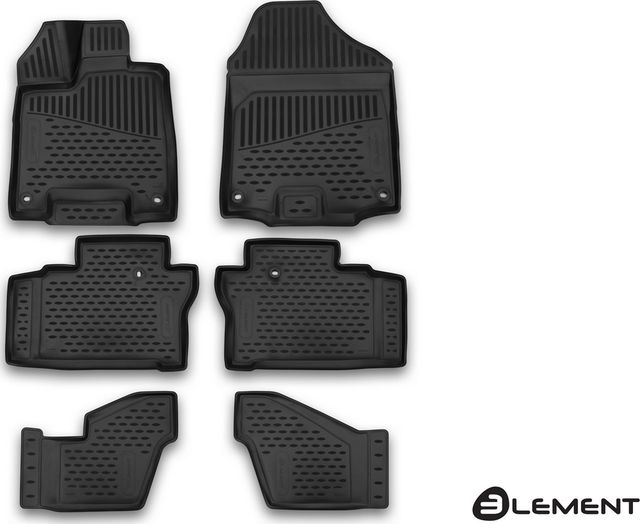 Коврики Element 3D для салона Honda Pilot III 2015-2024. Артикул ELEMENT3D1836210k