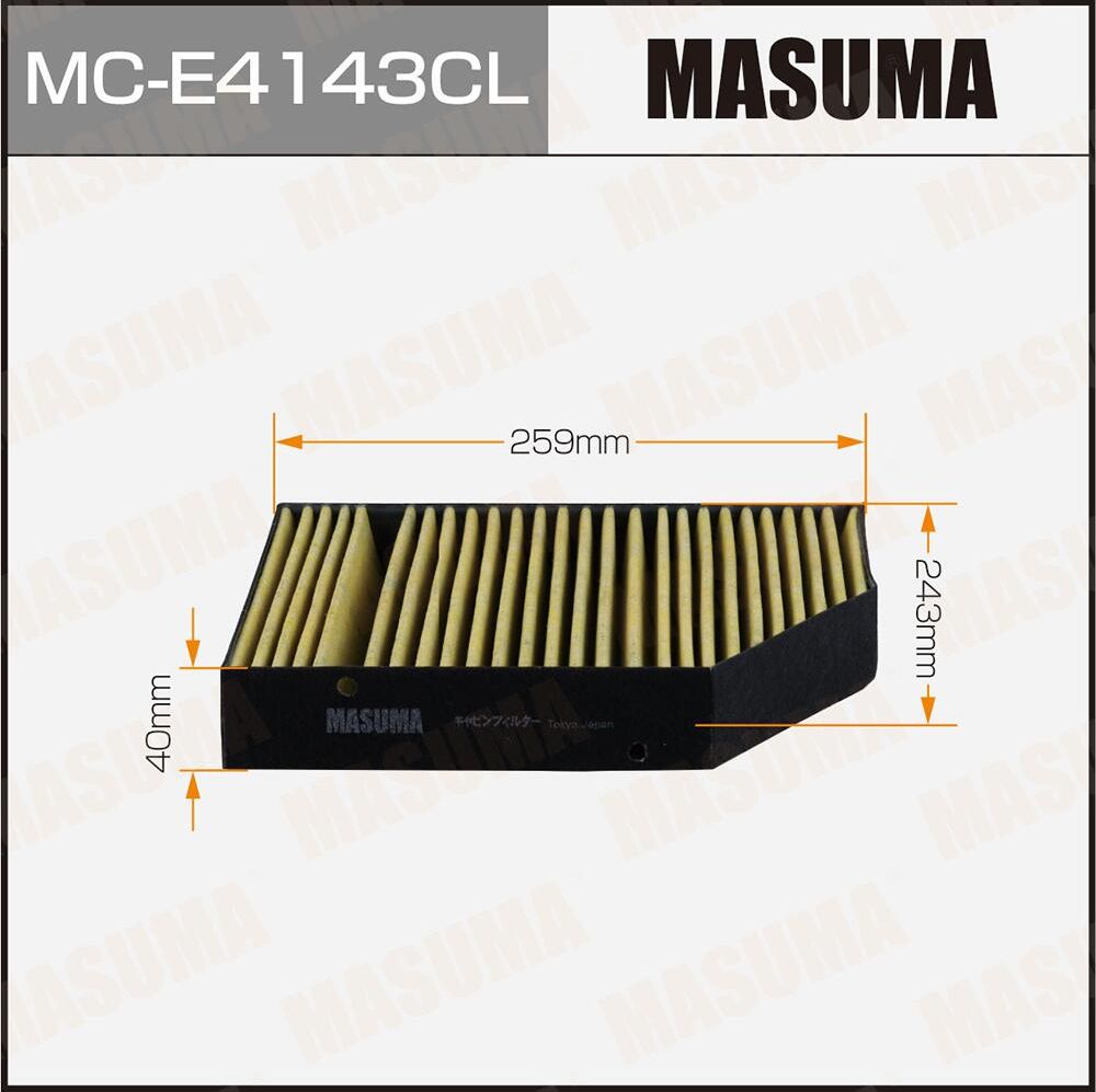 Салонный фильтр AC0197C MASUMA угольный MERCE. Артикул MCE4143CL