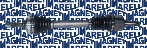 Полуось (привод в сборе, приводной вал) Magneti Marelli передняя левая для Peugeot 206 1998-2013. Артикул 302004190083
