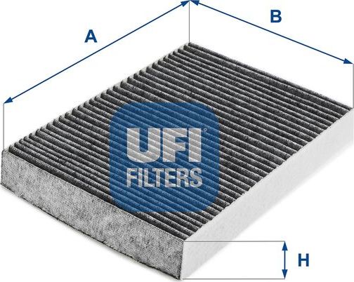 Салонный фильтр UFI. Артикул 54.249.00
