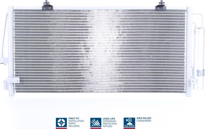 Радиатор кондиционера (конденсатор) Nissens (алюминий). Артикул 94884