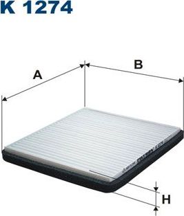 Салонный фильтр Filtron. Артикул K 1274