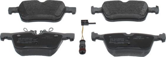 Тормозные колодки Bosch (Low-Metallic). Артикул 0 986 494 752
