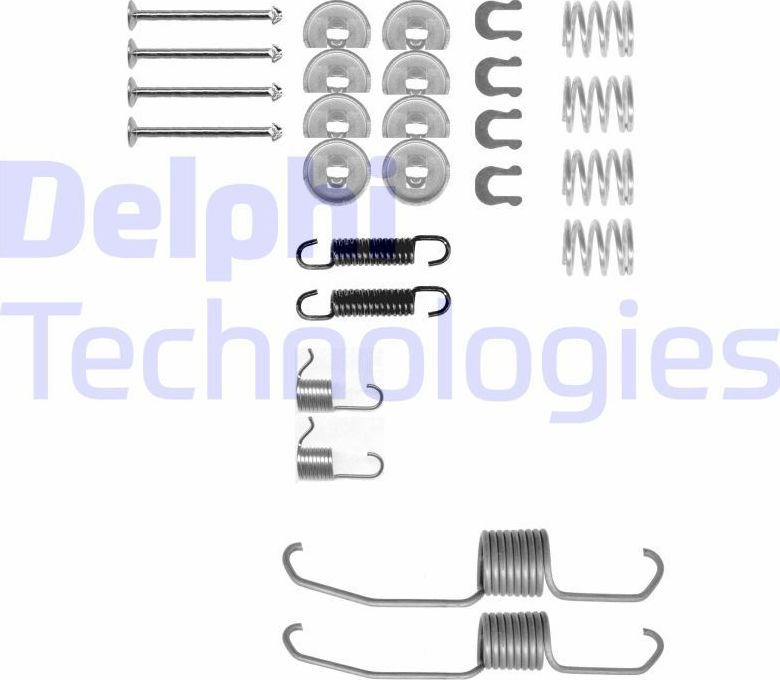 ЗАЖИМ ТОРМОЗНЫХ КОЛОДОК Delphi. Артикул LY1106