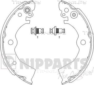 Тормозные колодки Nipparts. Артикул J3501042