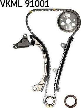 Цепь ГРМ SKF для Toyota Echo 1999-2005. Артикул VKML 91001