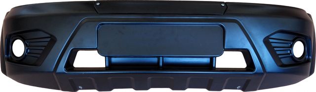 Бампер передний АВС-Дизайн для УАЗ Cargo 2005-2026, под штатную оптику, чёрный. Артикул ABC.UAZ.FB.03D