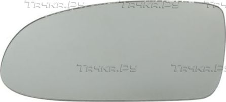 Зеркальное стекло бокового зеркала BLIC левое для Opel Omega B 1994-2003. Артикул 6102-01-0138P