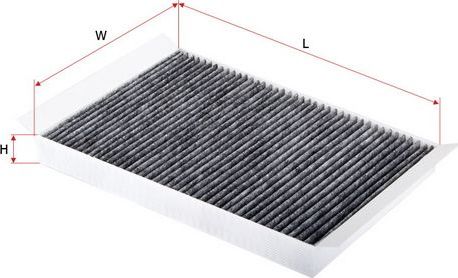 Салонный фильтр Sakura. Артикул CAC-6515