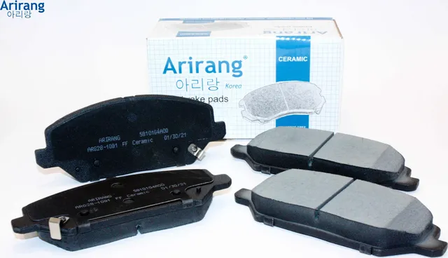 Колодки тормозные передние (Arirang). Артикул ARG281091