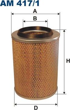Воздушный фильтр Filtron для PUCH G-modell W460 1979-1991. Артикул AM 417/1