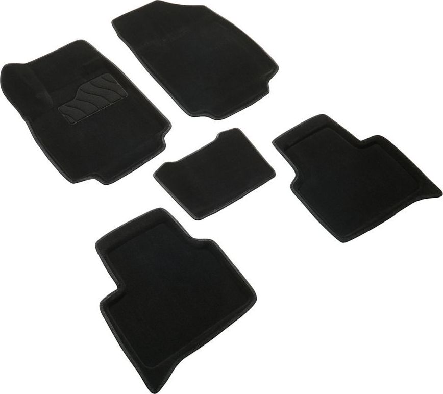 Коврики Seintex 3D ворсовые для салона Haval H3 2024-2026 ЧЕРНЫЕ. Артикул 316774