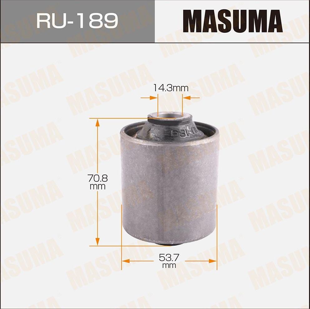 Сайлентблок заднего рычага подвески Masuma. Артикул RU-189