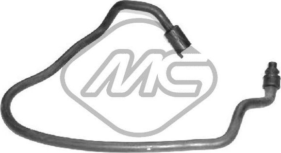 Патрубок радиатора (системы охлаждения) Metalcaucho. Артикул 08373