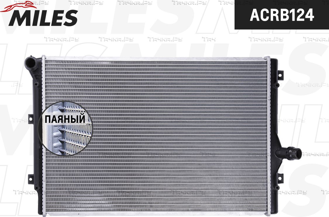 Радиатор охлаждения двигателя Miles для Volkswagen Golf Plus I 2005-2013. Артикул ACRB124