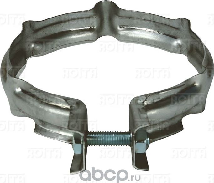 Хомут гофры глушителя D=127,0 Volvo (алюм.) (Rotta). Артикул R10403
