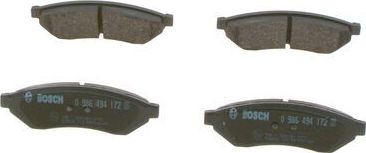 Тормозные колодки Bosch. Артикул 0 986 494 172