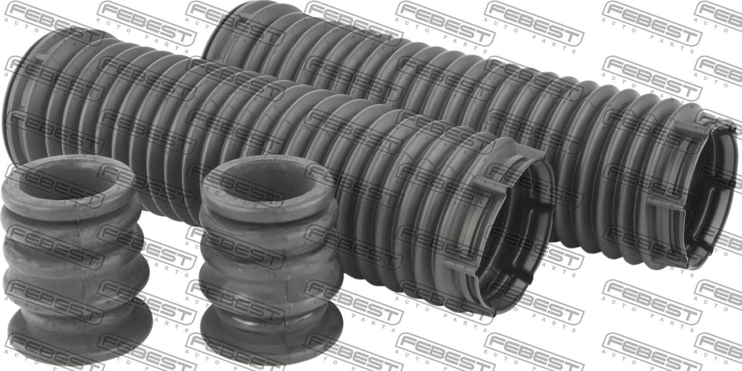 Комплект отбойников и пыльников амортизаторов (стоек) Febest. Артикул VWSHB-TRSPVF-KIT