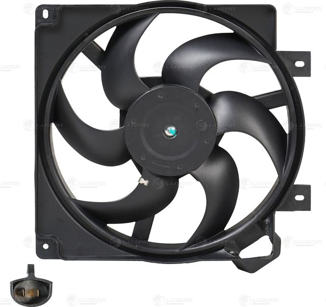 Вентилятор радиатора двигателя Luzar для Lada Kalina I 2004-2013. Артикул LFK 01181