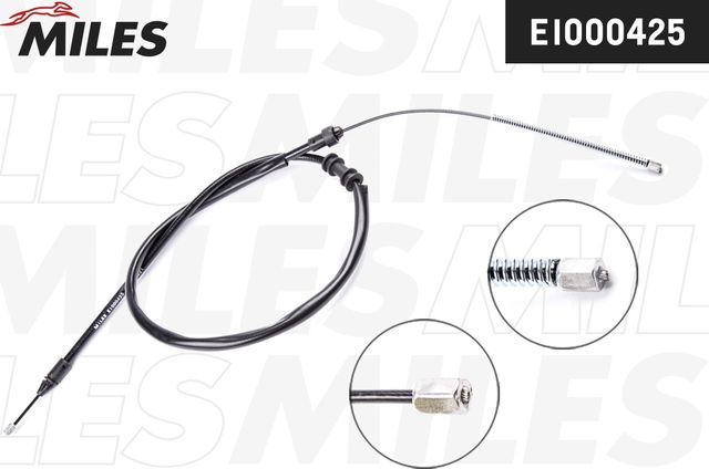 Трос ручника (тросик ручного тормоза) Miles. Артикул EI000425