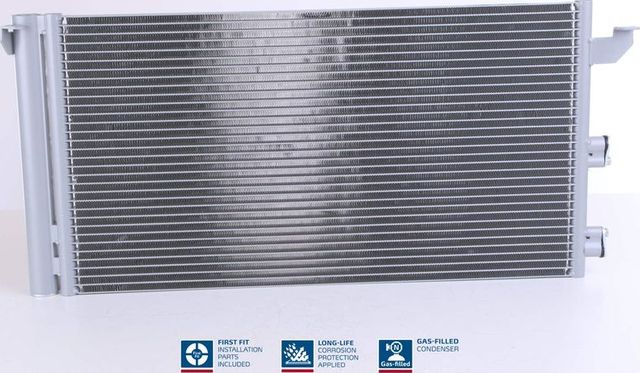 Радиатор кондиционера (конденсатор) Nissens (алюминий) для Fiat Panda II 2003-2013. Артикул 940173