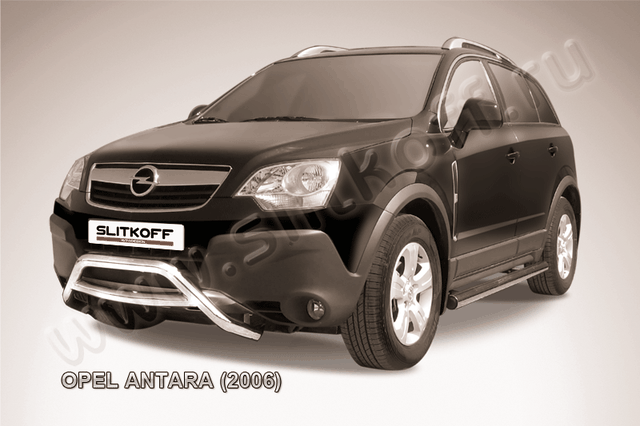 Кенгурятник Slitkoff d57 низкий для Opel Antara 2006-2011. Артикул OPAN003