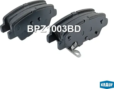 Колодки тормозные диск. задн. Krauf. Артикул BPZ1003BD