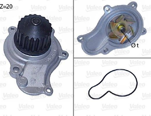 Помпа (водяной насос) Valeo для Dodge Caravan IV 2000-2007. Артикул 506605