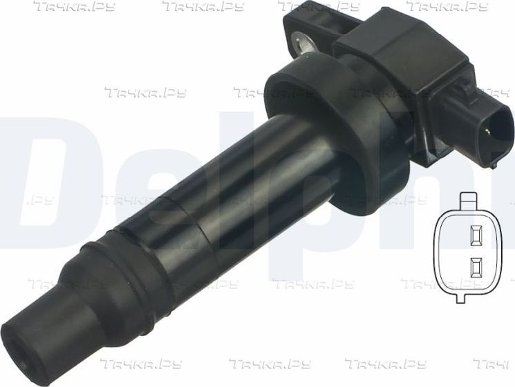 Катушка зажигания Delphi для Kia Spectra II 2004-2009. Артикул GN10601-12B1