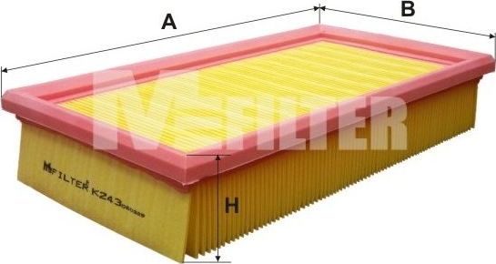 Воздушный фильтр MFilter. Артикул K 243