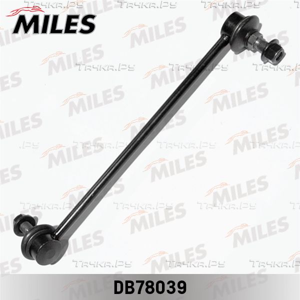 Стойка (тяга) стабилизатора Miles (сталь) передняя левая для Nissan Qashqai II 2013-2026. Артикул DB78039