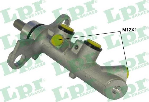 Тормозной цилиндр главный LPR (алюминий). Артикул 1092
