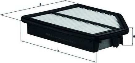 Воздушный фильтр Mahle. Артикул LX 3007