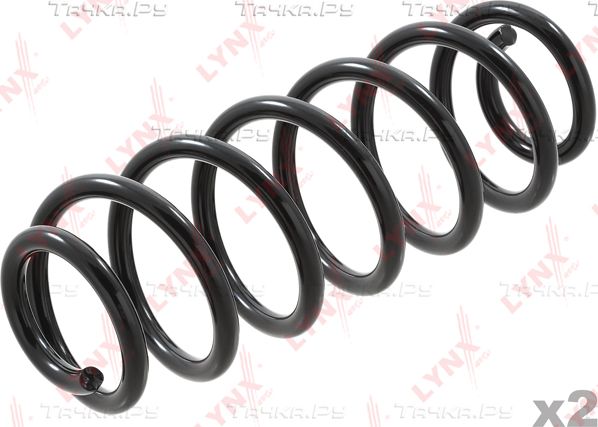 Пружина подвески LYNXauto задняя для Volkswagen Golf VI 2007-2012. Артикул SC-2618