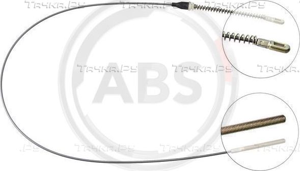 Трос ручника (тросик ручного тормоза) ABS. Артикул K12068