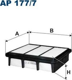 Воздушный фильтр Filtron. Артикул AP 177/7