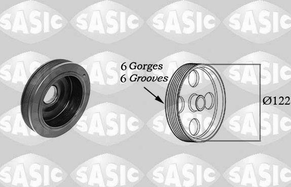 Шкив коленвала Sasic для Renault Espace III 1998-2002. Артикул 2154025